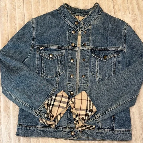 ジャケット Burberry Embroidered Denim Jacket Burberry | Jackets & Coats | Vintage Authentic Denim